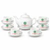 Bộ Ấm Trà Quà Tặng Doanh Nghiệp In Logo – Trọn Bộ Sứ Trắng Bát Tràng Cao Cấp, Gửi Trao Lời Tri Ân Và Kết Nối Hợp Tác Bền Vững