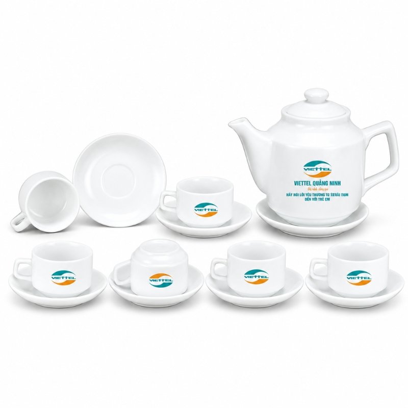 Wiix Gift 39 Bộ Ấm Trà Quà Tặng Tết Cho Doanh Nghiệp – Trọn Bộ Sứ Men Trắng Cao Cấp, Gắn Kết Những Cuộc Gặp Gỡ Và Gửi Trao Lời Chúc Đầu Xuân