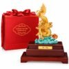 Mô Hình Rồng Mạ Vàng 24K – Điểm Nhấn Không Gian Làm Việc, Gửi Lời Chúc Thăng Tiến Và Thành Công