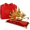 Mô Hình Thuyền Buồm 68 Mạ Vàng 24K – Thiết Kế Cân Đối, Điểm Nhấn Trưng Bày Cho Phòng Giám Đốc Và Sảnh Doanh Nghiệp