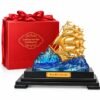 Mô Hình Thuyền Dát Vàng 24K – Trưng Bày Tinh Tế, Biểu Tượng Hành Trình Vươn Xa, Quà Tặng Trang Trọng