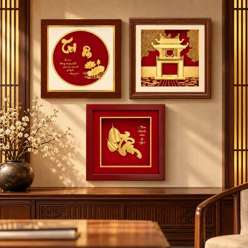 Top 3 Tranh Dát Vàng 24K Tặng Thầy Cô 20/11 – Tô Điểm Không Gian, Tôn Vinh Đạo Học, Gửi Gắm Ân Tình Sao chép