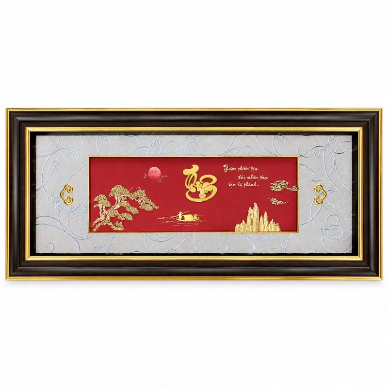 Wiix Gift 18 Tranh Chữ Thuận Dát Vàng 24K – Nghệ Thuật Thư Pháp Ý Nghĩa, Phù Hợp Khai Trương, Tri Ân Và Quà Tặng Doanh Nghiệp