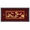 Tranh Cửu Ngư Hoa Sen Dát Vàng 24K – Khổ Lớn 66 X 130 Cm, Tạo Điểm Nhấn Sang Trọng Cho Phòng Khách Và Phòng Làm Việc