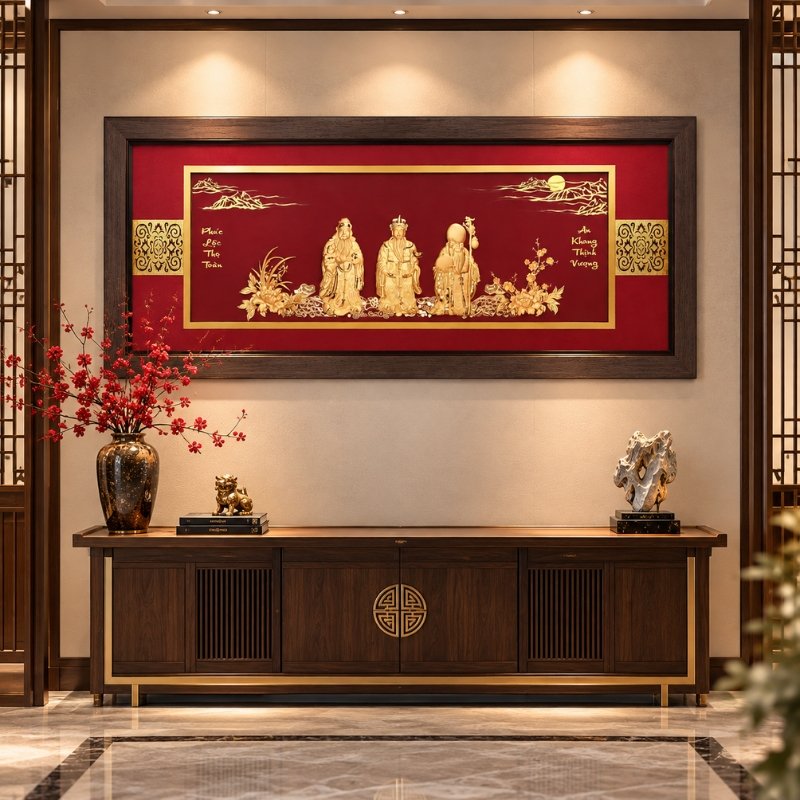Tranh Tam Đa Dát Vàng 24K – Nghệ Thuật Chế Tác Tinh Xảo, Mang Ý Nghĩa An Khang, Phú Quý Và Thịnh Vượng 4 Tranh Tam Đa Dát Vàng 24K – Nghệ Thuật Chế Tác Tinh Xảo, Mang Ý Nghĩa An Khang, Phú Quý Và Thịnh Vượng - Ảnh 4