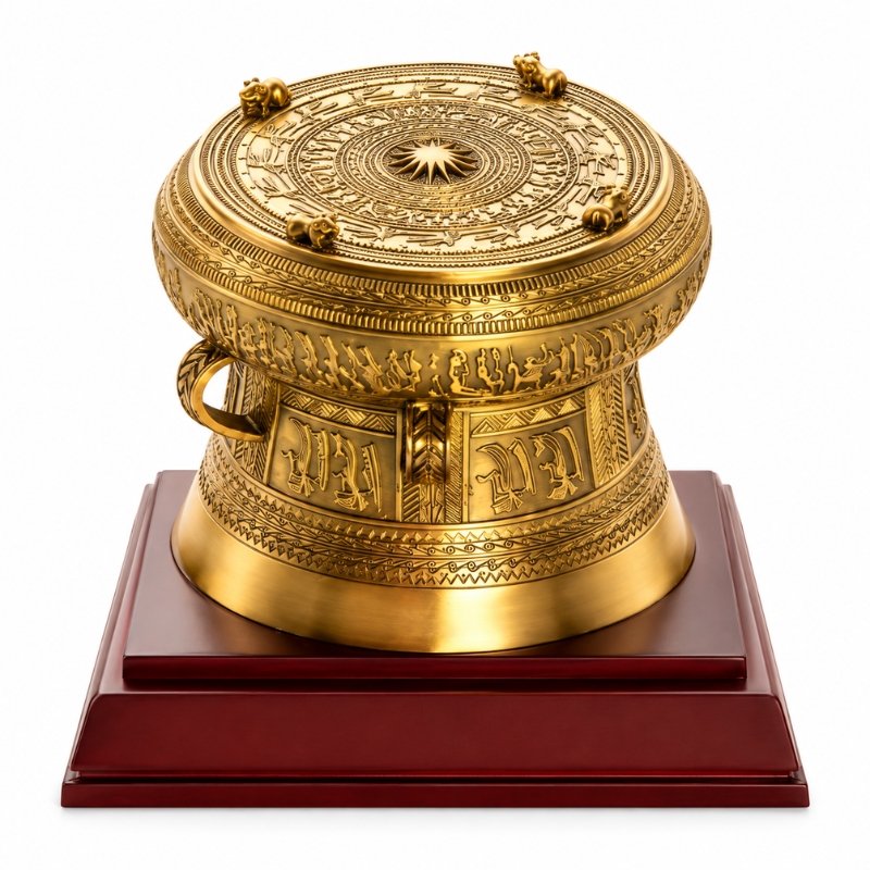 Trống Đồng Giả Cổ 10cm – Tinh Hoa Văn Hóa Đông Sơn, Điểm Nhấn Bàn Làm Việc, Quà Tặng Tri Ân Trang Trọng 4 Trống Đồng Giả Cổ 10cm – Tinh Hoa Văn Hóa Đông Sơn, Điểm Nhấn Bàn Làm Việc, Quà Tặng Tri Ân Trang Trọng - Ảnh 4